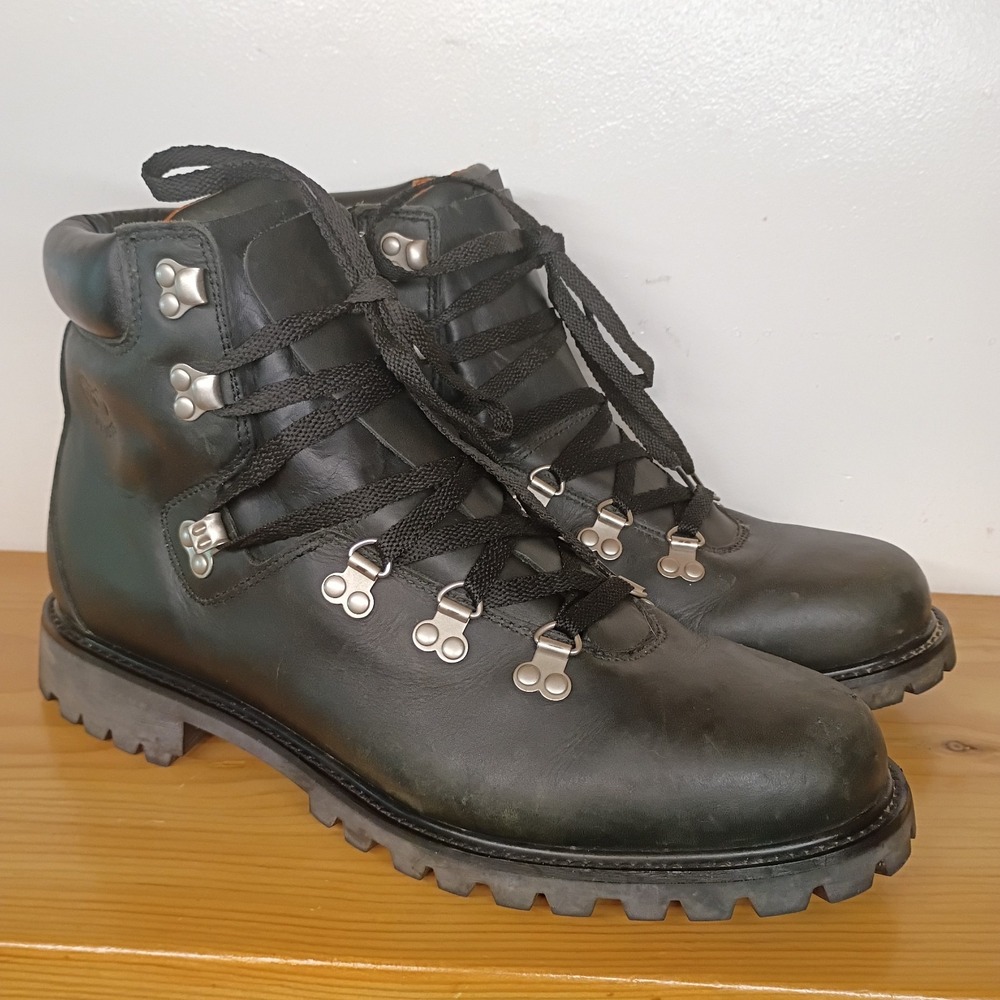 Timberland Authentics Sidney Swartz 6" Boots Men's Sz 12 M Motorcycle Vibram Y2K